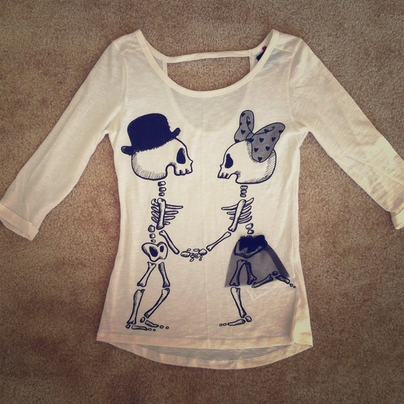 Bershka skeleton top