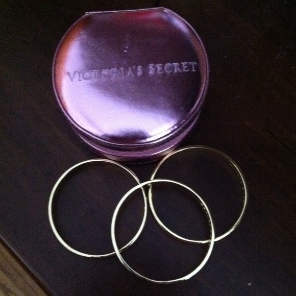 REDUCED PRICE! Almost 50% off 3 pink VS bracelets.