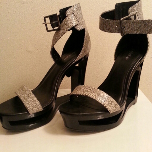 Calvin Klein wedge sandals