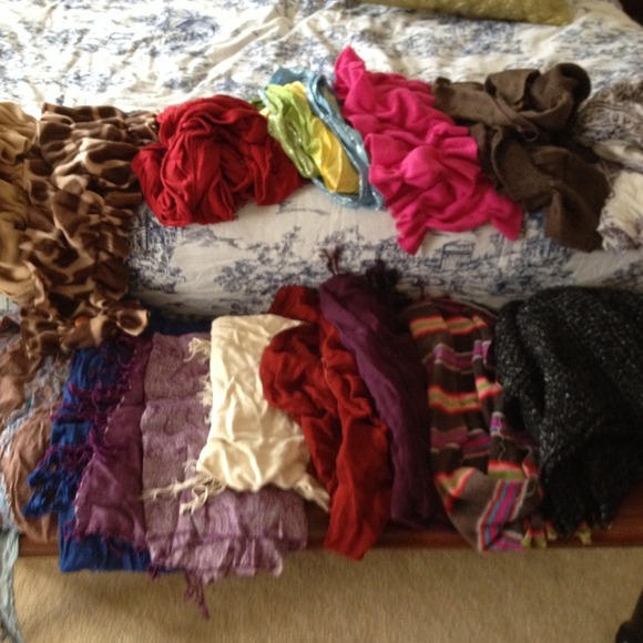 16 scarfs!!!