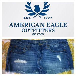 American Eagle Jean Shorts Size 10