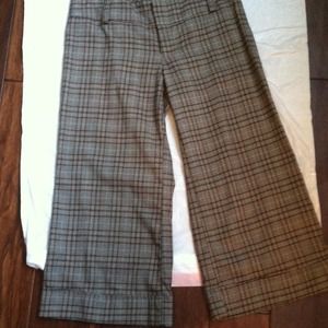 Plaid capris