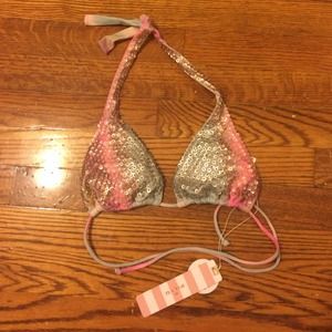 Brand new Sparkle sequin bikini top