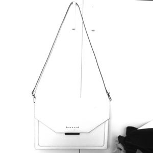 BCBG MaxAzaria White Envelope Purse