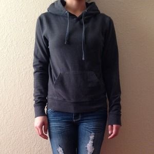 Grey Casual Hoodie