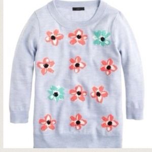 🌸Sale🌸J. Crew Floral Tippi Sweater