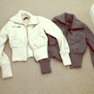 Faux leather jackets