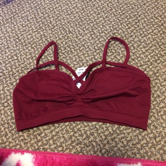 🎈SOLD🎈LF bralette in maroon