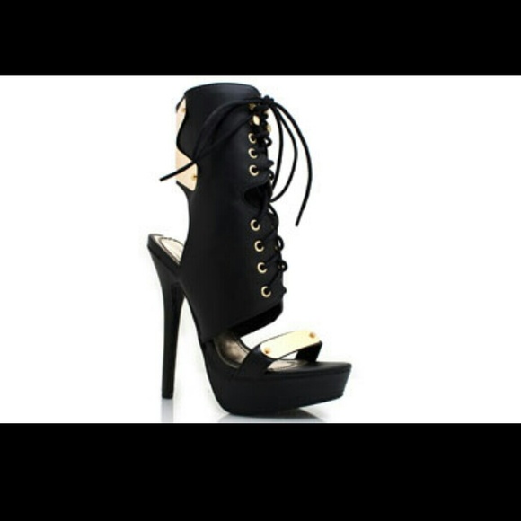 *Host Pick* GoJane Open Toe Lace Up Booties