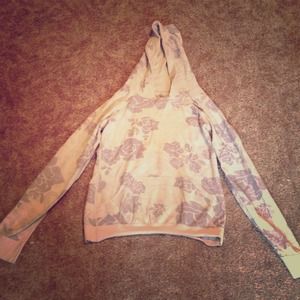 Purple patterned hoodie