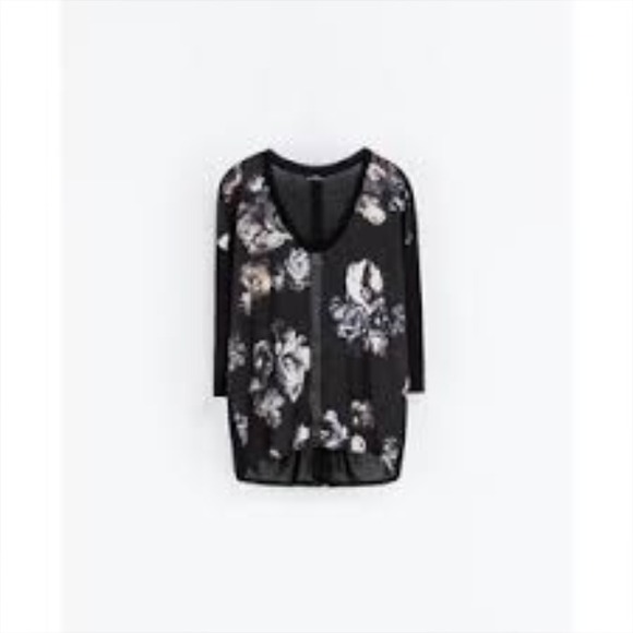 πHost Pick X2π new Zara viscose t shirt - Picture 3 of 3