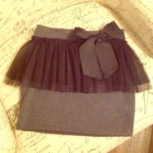 344 Trace Peplum Skirt