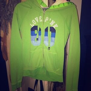 VS PINK lime green suit! Worn a few times. Small!