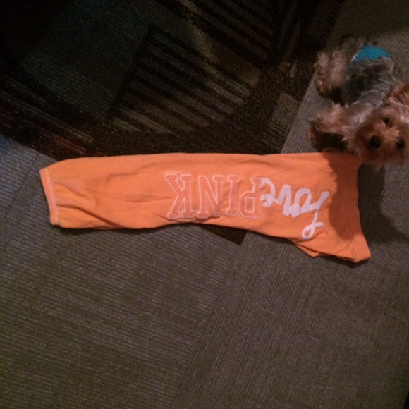 VS PINK XS orange suit! Gently used