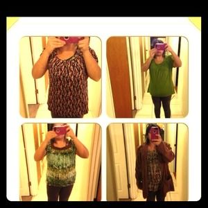 Three tops &coat