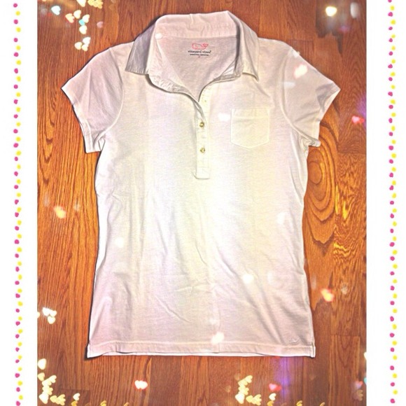 NWOT White Vineyard Vines Polo - Picture 2 of 4