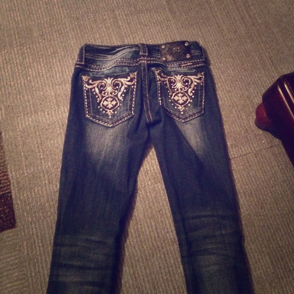 Miss me skinny leg jeans! worn once. Size 24 reg!