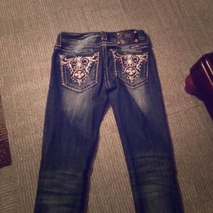 Miss me skinny leg jeans! worn once. Size 24 reg!