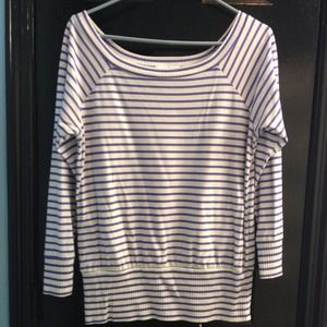 Banded pullover top