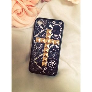 IPhone4/4s skull bandana case