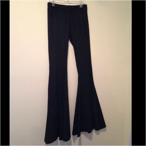 Brandy Melville suede bell bottom pants!