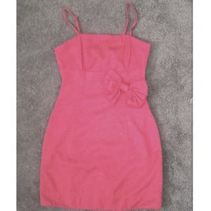 🎀 flirty little red dress w/ bow 🎀