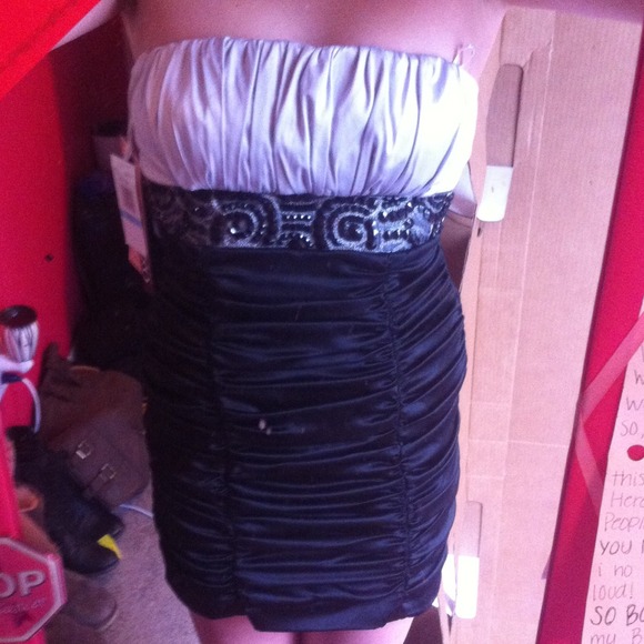 Black and white dress (any occasion)