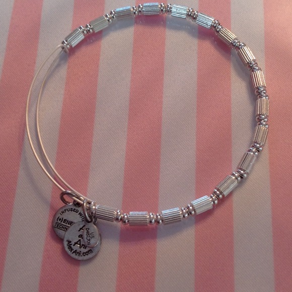 Silver Beaded a Alex and Ani Bracelet