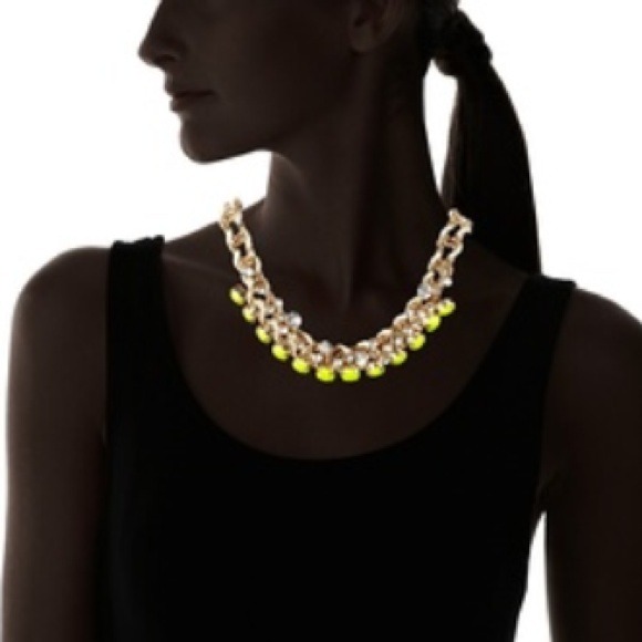 Adia Kibur Neon Intertwined Crystal necklace - Picture 2 of 2
