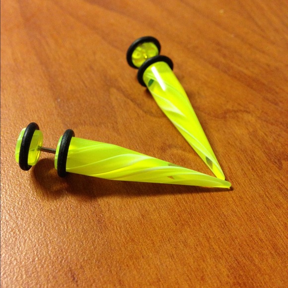 Lime Faux Tapers