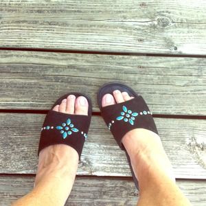 Bundle for Tomalee ! Slides, Jeans & Watch