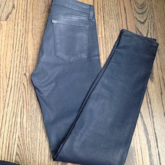 J Brand Denim - J Brand slate blue, skinny coated denim, size 29