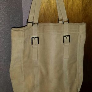 Express suede tote