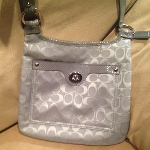 Coach Messenger Gray Handbag