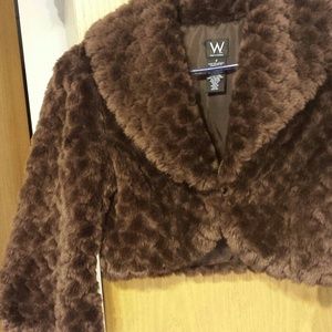 Faux fur jacket