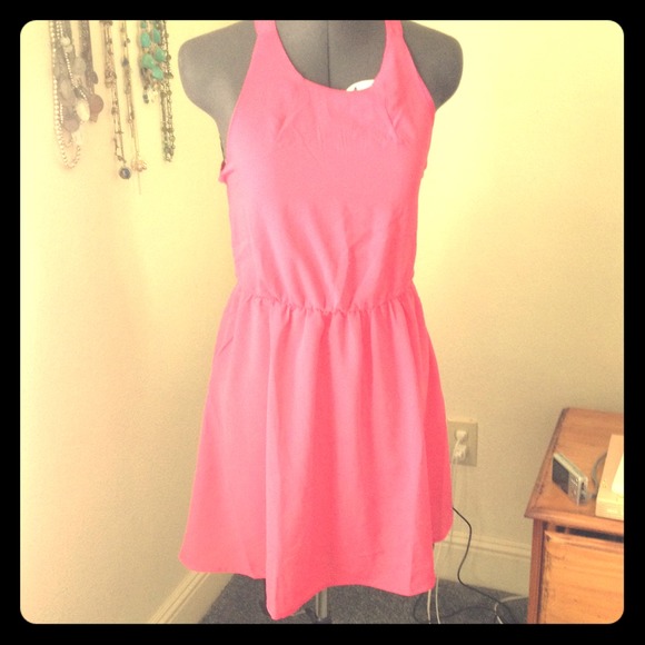 Pink summer dress