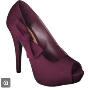 Women's  Polly open toe pumps with side bow