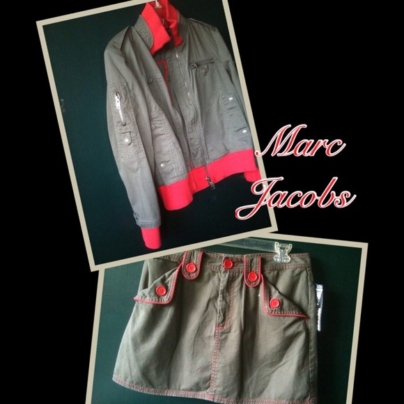 MARC JACOBS Bomber Jacket & Skirt - Picture 1 of 4
