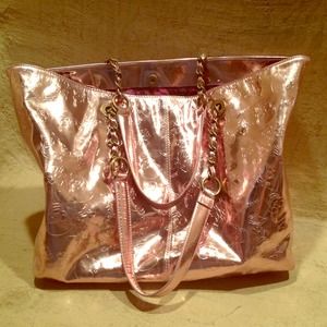 Betsy Johnson Metallic Rose Gold Bag 💀🎀 REDUCED!
