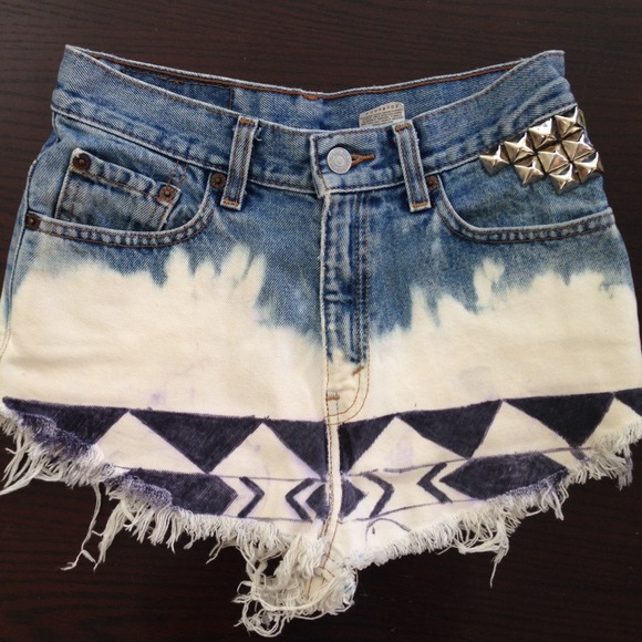 Sold✨Levi urban outfitters denim high waist shorts - Picture 1 of 3