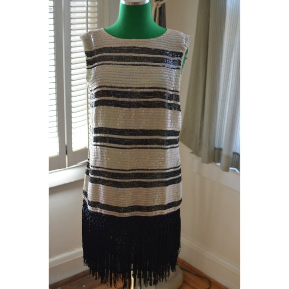 Zara Sequin Flapper Dress