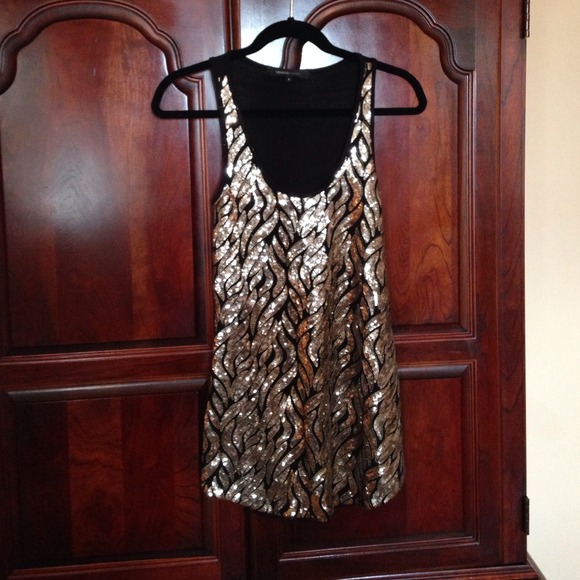 Sequin Rebecca Beeson tank