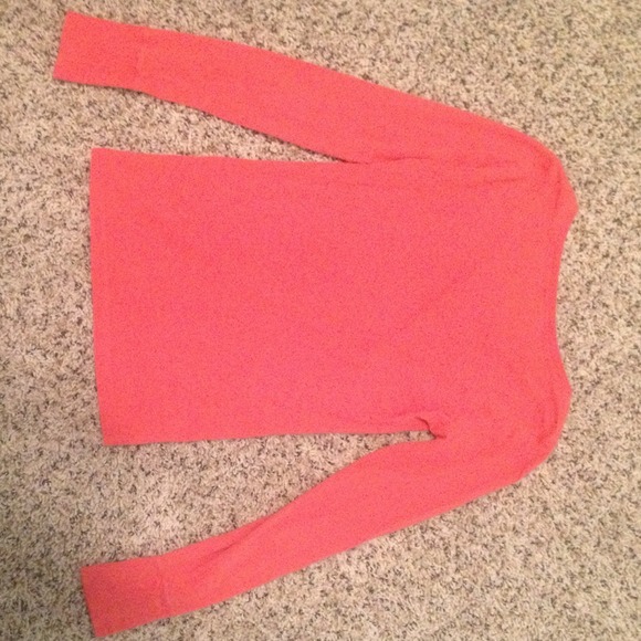 Orange Aeropostale Long-Sleeve Shirt Size Small - Picture 3 of 3