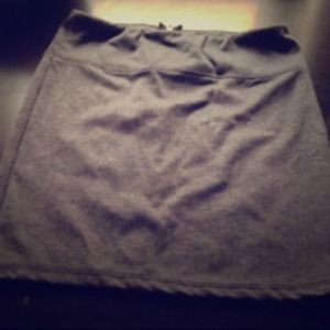 Pencil gray skirt