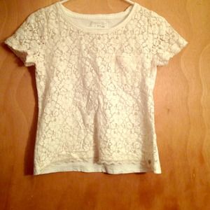 🌸Abercrombie KIDS lace shirt🌸