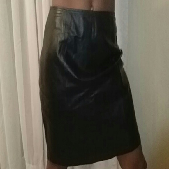 Black Leather skirt