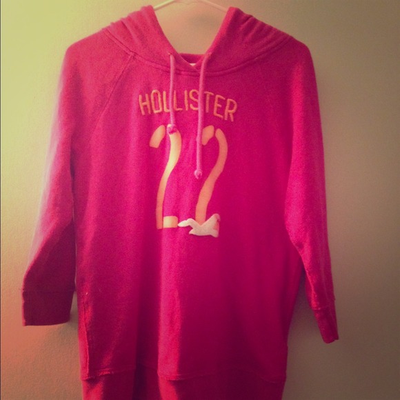 Pink Hollister pullover
