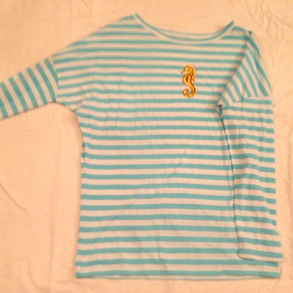 NWT Lilly Pulitzer Tina Shorley Blue Boat Party M