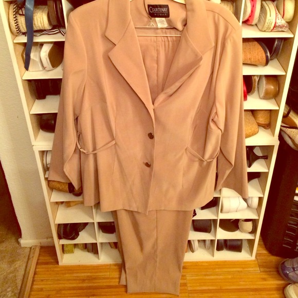 Tan Business Suit Pants