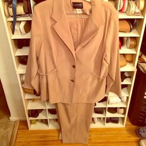 Tan Business Suit Pants